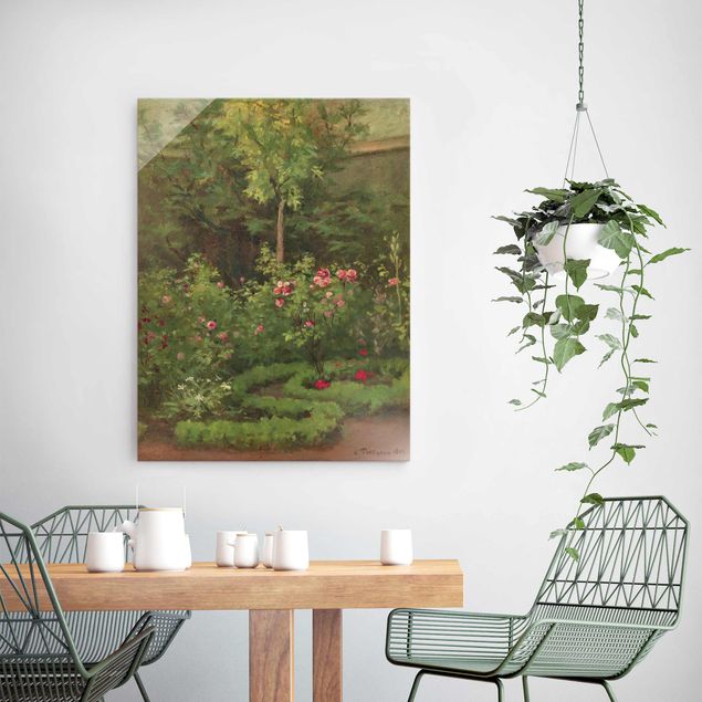Küchen Deko Camille Pissarro - Ein Rosengarten