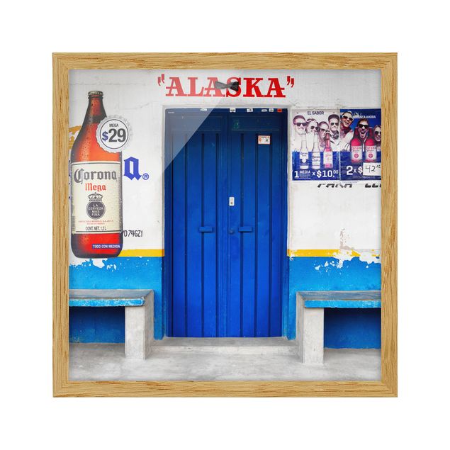 Wandbilder Sprüche ALASKA Blue Bar
