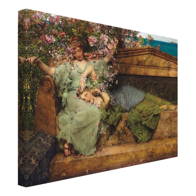 Leinwandbilder Blumen Sir Lawrence Alma-Tadema - Im Rosengarten