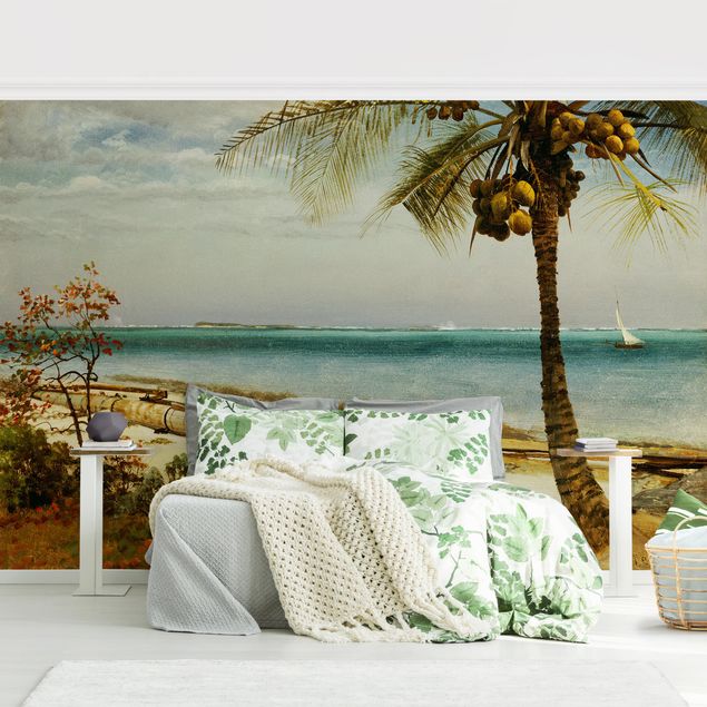 Kunststil Romantik Albert Bierstadt - Küste in den Tropen
