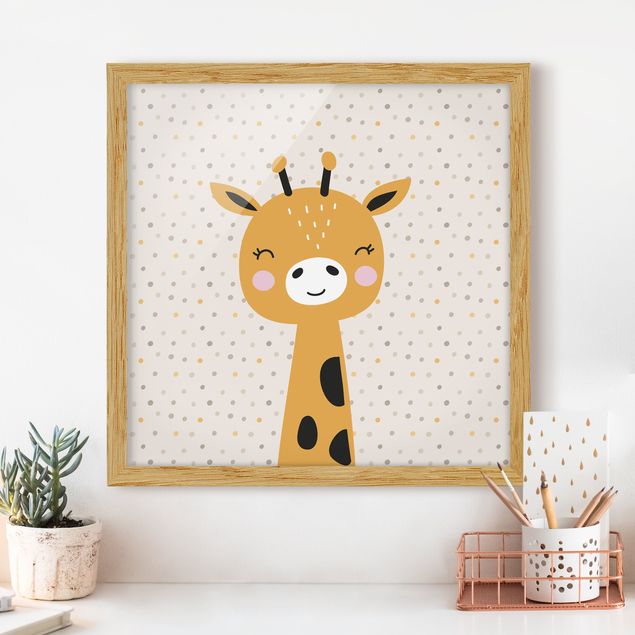 Babyzimmer Deko Baby Giraffe