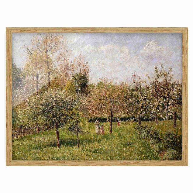 Kunststil Romantik Camille Pissarro - Frühling in Eragny