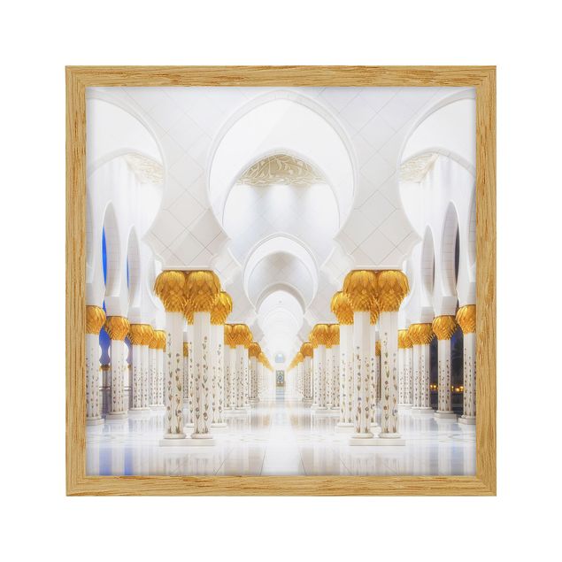 Wandbilder Spirituell Moschee in Gold