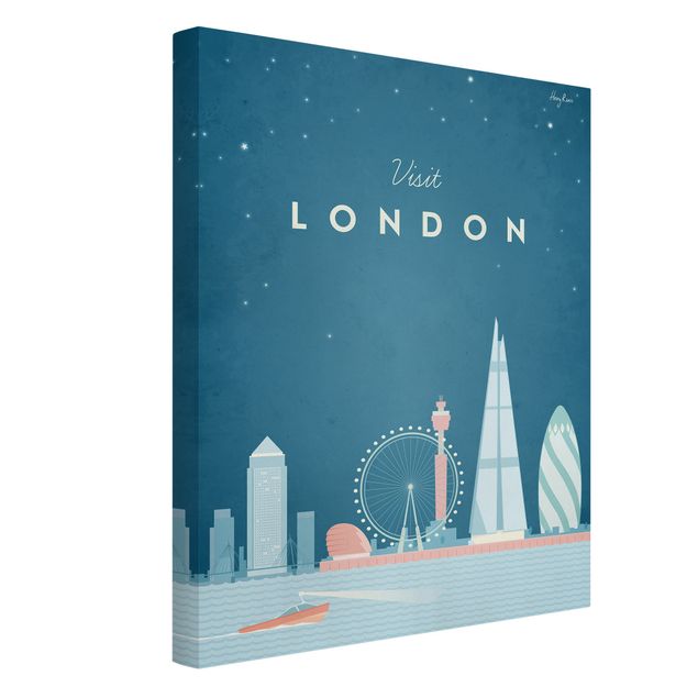 Kunstdrucke auf Leinwand Reiseposter - London