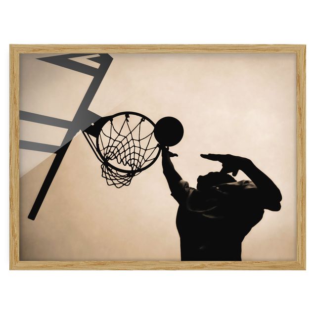 Wandbilder Modern Basketball