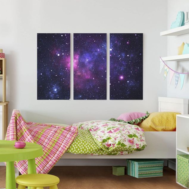 Wandbilder Lila Galaxie