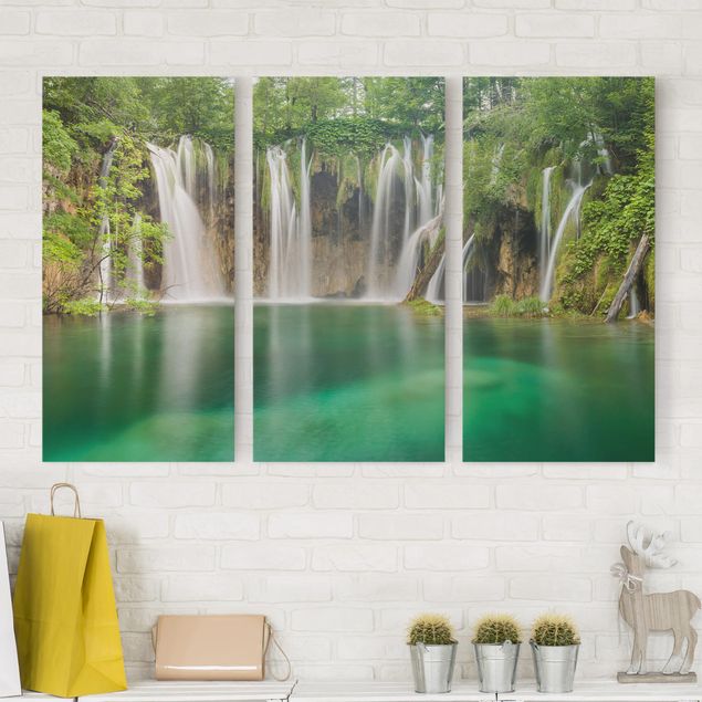 Wanddeko Küche Wasserfall Plitvicer Seen