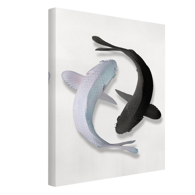 Kunstdrucke auf Leinwand Fische Ying & Yang