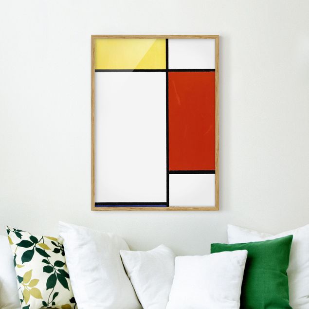 Wanddeko Küche Piet Mondrian - Komposition I