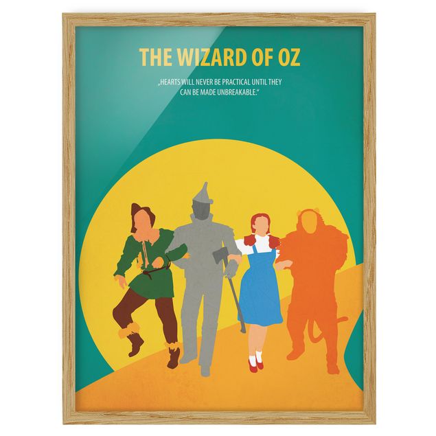 Wandbilder Kunstdrucke Filmposter The Wizard of Oz