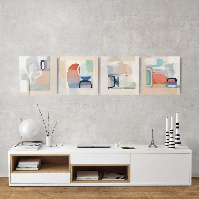 Wandbilder Abstrakt Multiform Set II