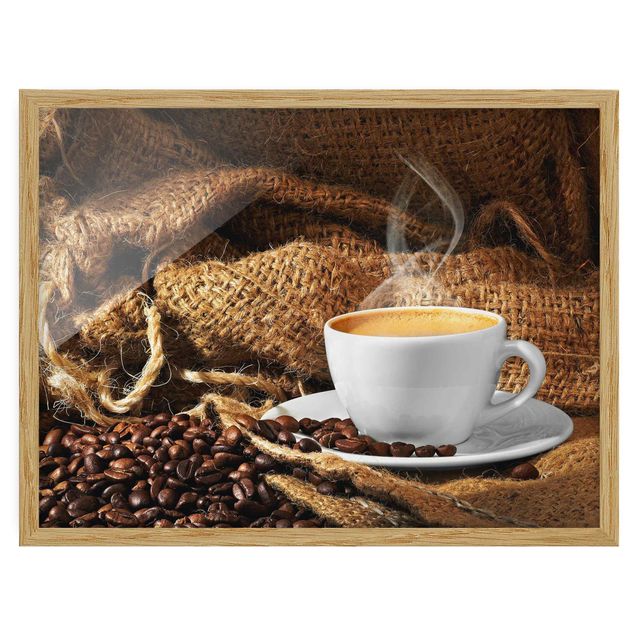 Wandbilder Braun Kaffee am Morgen