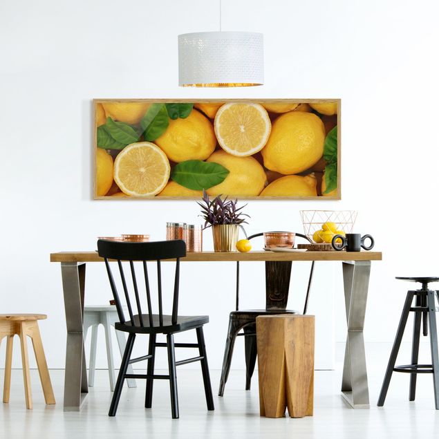 Wandbilder Modern Saftige Zitronen