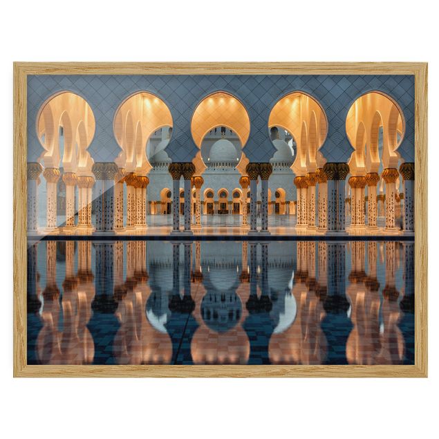Wandbilder Spirituell Reflexionen in der Moschee