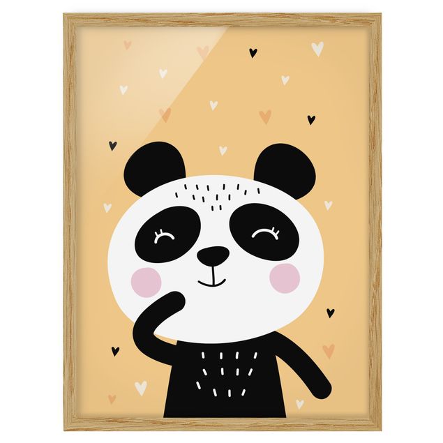 Wandbilder Modern Der glückliche Panda
