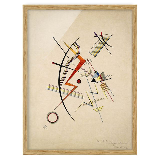 abstrakte Bilder mit Rahmen Wassily Kandinsky - Jahresgabe
