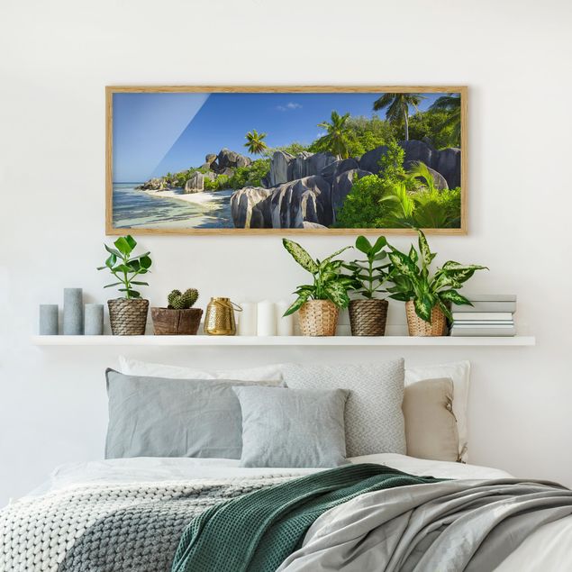 Wandbilder Landschaften Traumstrand Seychellen