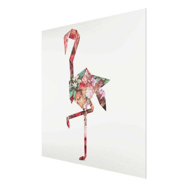 Jonas Loose Bilder Origami Flamingo
