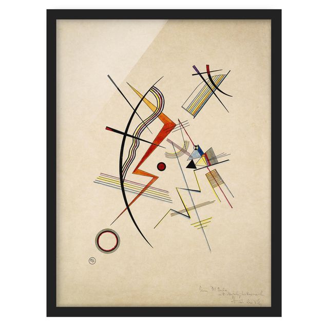 abstrakte Bilder mit Rahmen Wassily Kandinsky - Jahresgabe