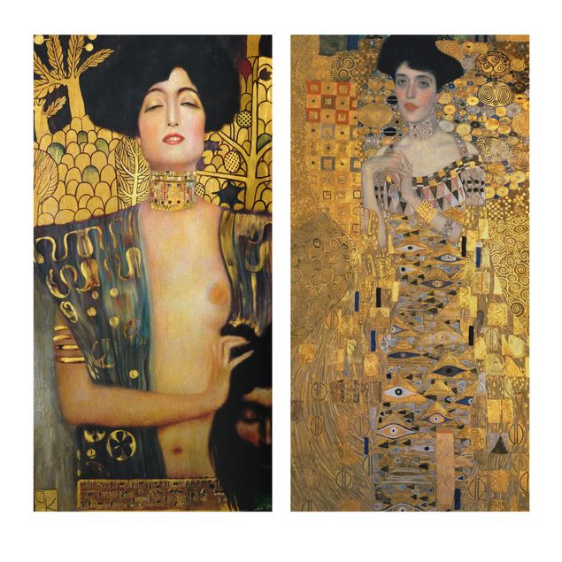 Wandbilder Berge Gustav Klimt - Judith und Adele
