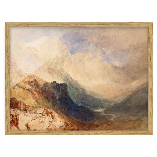 Wandbilder Landschaften William Turner - Aostatal