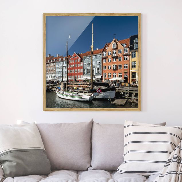 Wandbilder Architektur & Skyline Hafen in Kopenhagen