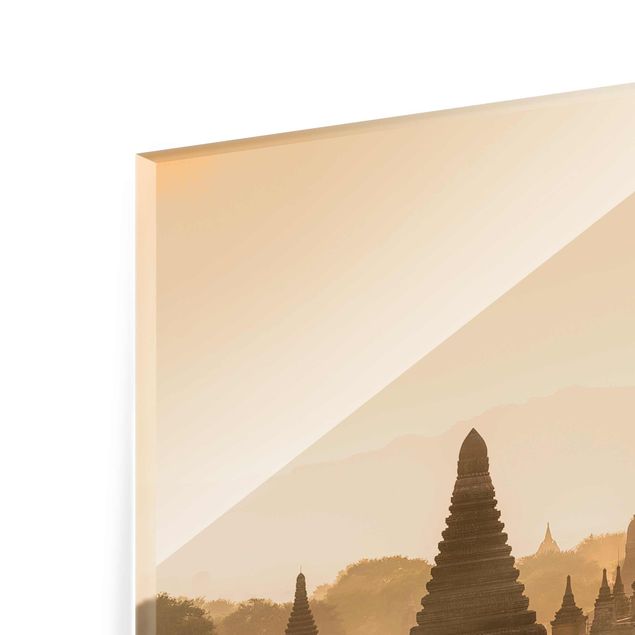 Wandbilder Architektur & Skyline Sonnenuntergang über Bagan