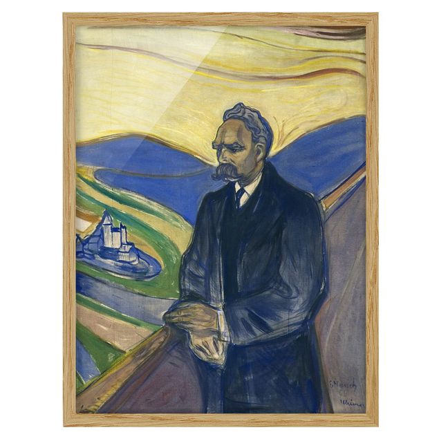 Kunststile Edvard Munch - Porträt Nietzsche