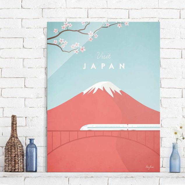 Küchen Deko Reiseposter - Japan