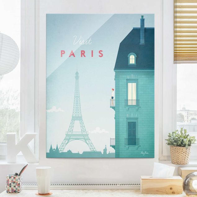Wanddeko Küche Reiseposter - Paris