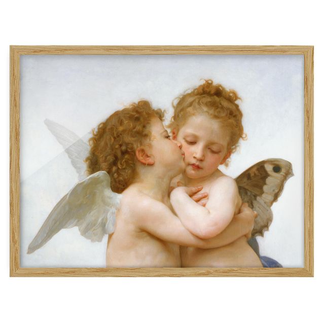 Wandbilder Spirituell William Adolphe Bouguereau - Der erste Kuss