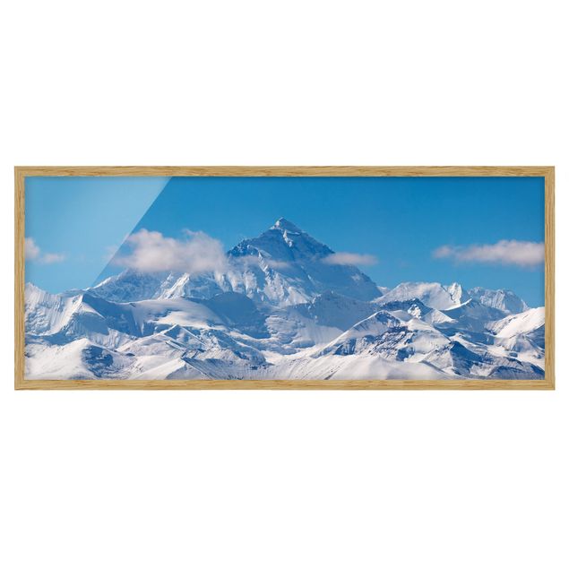 Gerahmte Bilder Landschaften Mount Everest
