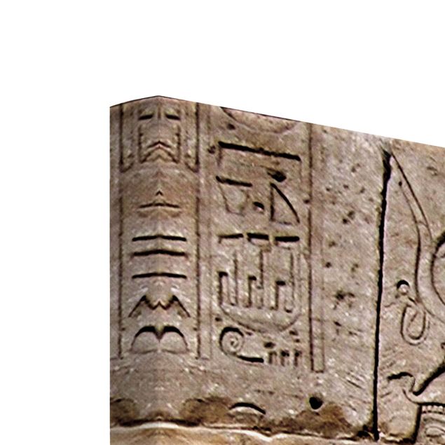 schöne Leinwandbilder Egypt Relief