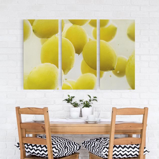 Wandbilder Modern Zitronen im Wasser