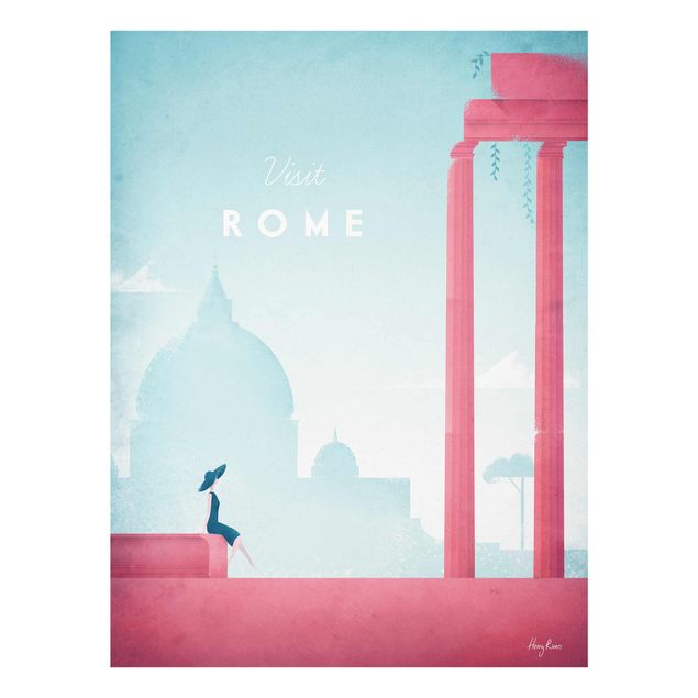 Wandbilder Kunstdrucke Reiseposter - Rom