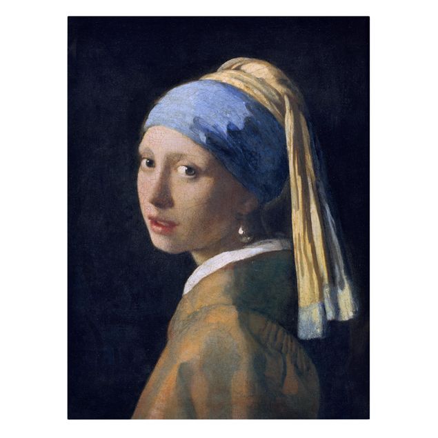 Wandbilder Portrait Jan Vermeer van Delft - Das Mädchen mit dem Perlenohrgehänge