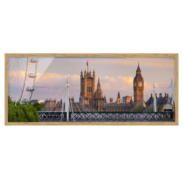 Wandbilder Modern Westminster Palace London