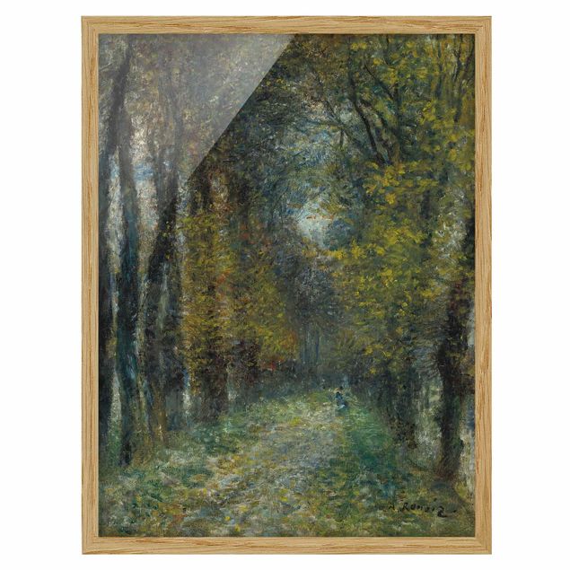 Wandbilder Bäume Auguste Renoir - Die Allee