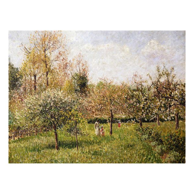 Kunststil Pointillismus Camille Pissarro - Frühling in Eragny