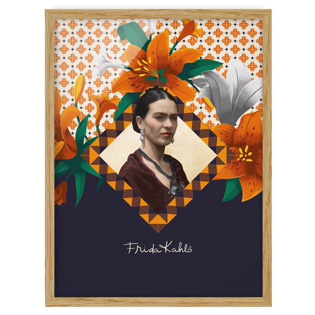 Wandbilder Blumen Frida Kahlo - Lilien