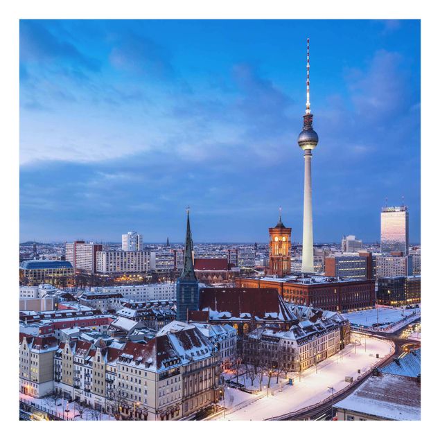 Wandbilder Architektur & Skyline Schnee in Berlin