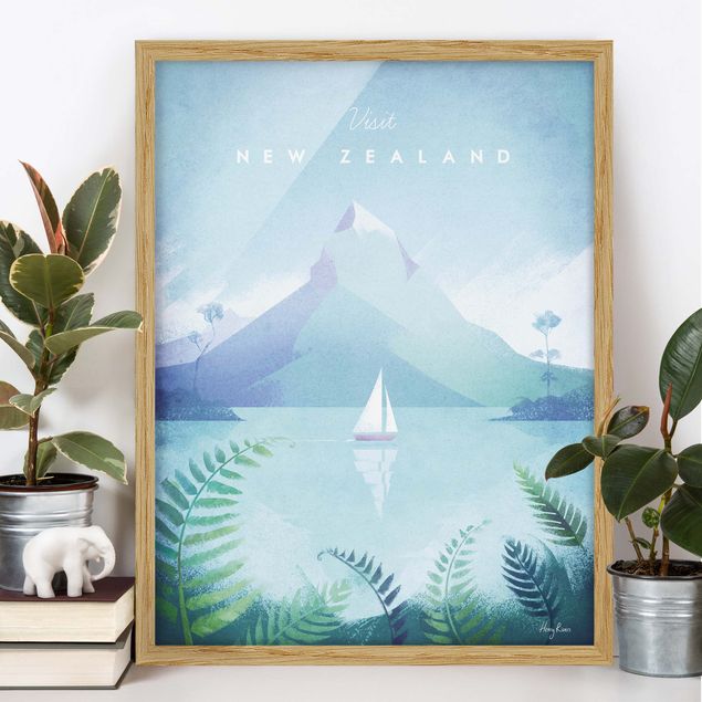 Wandbilder Australien Reiseposter - Neuseeland