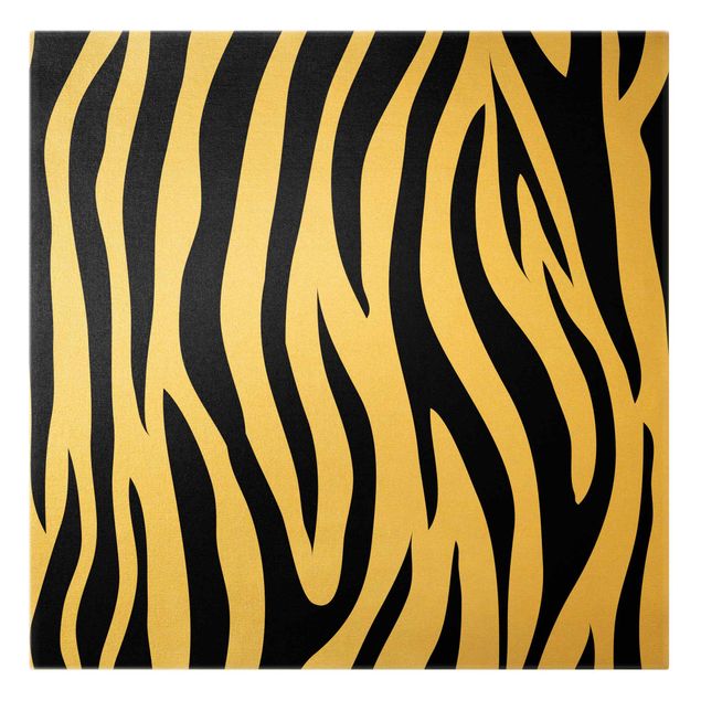 Wandbilder Tiere Zebra Print