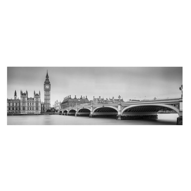 Skyline Leinwand Westminster Brücke und Big Ben