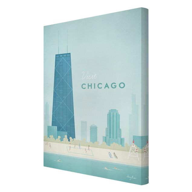 Rivers Bilder Reiseposter - Chicago