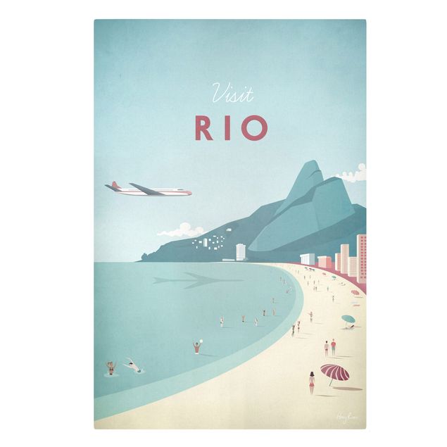Leinwandbilder Städte Reiseposter - Rio de Janeiro