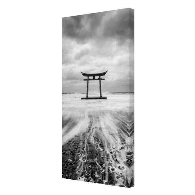 Wandbilder Architektur & Skyline Japanisches Torii im Meer