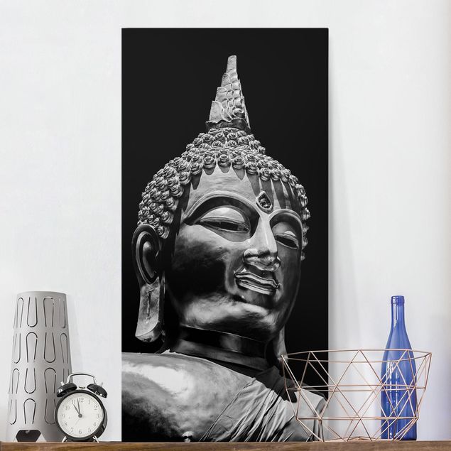 Wanddeko Küche Buddha Statue Gesicht
