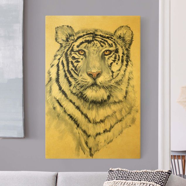 Leinwandbilder Tiger Portrait Weißer Tiger I