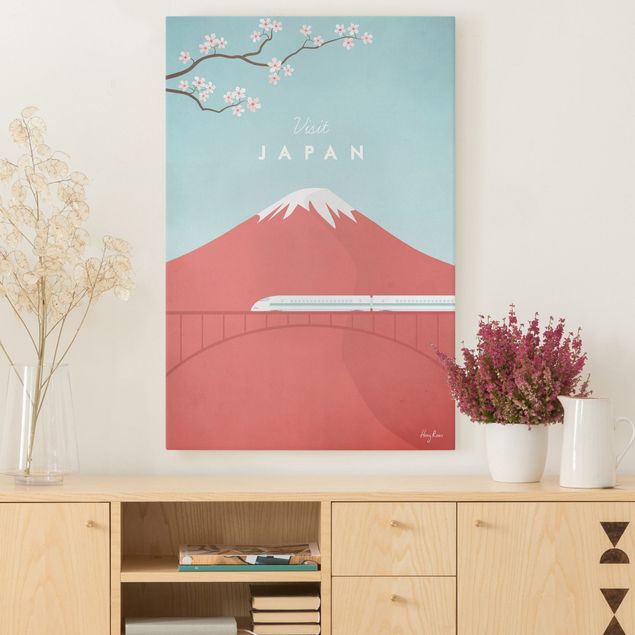 Küche Dekoration Reiseposter - Japan